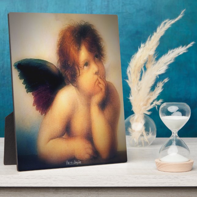 Plaque Photo Putti Angel (Côté)