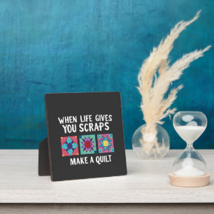 Plaque Photo Quand la vie vous donne des raclettes font des cou