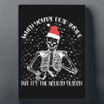 Plaque Photo Quand tu es mort à l'intérieur mais c'est la saiso<br><div class="desc">Christmas 2021 Matching Family</div>