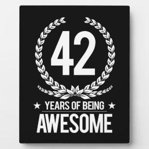 Articles Anniversaire 42 Ans De Maison Decoration Zazzle Fr