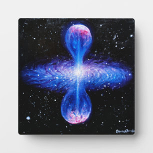 Plaque Photo Quasar bleu