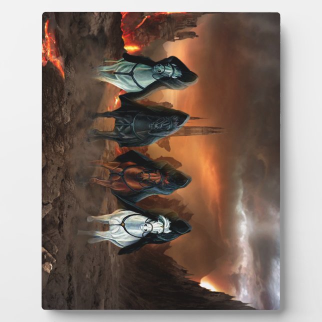 Plaque Photo Quatre Chevaliers De L'Apocalypse (Devant)