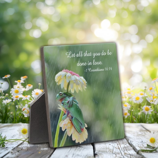 Plaque Photo Que tout ce que vous faites soit fait avec amour (Créateur téléchargé)