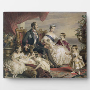 Plaque Photo Queen Victoria (1819-1901) et Prince Albert (1819)