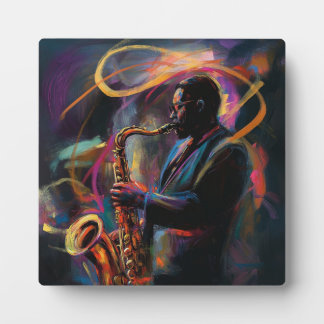 Plaque Photo Quelque chose à propos d'un saxophone...