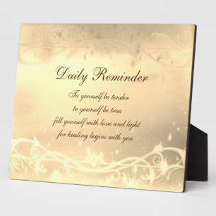 Plaque Photo Rappel quotidien