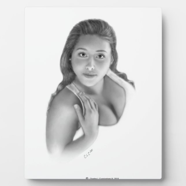 Plaque Photo Raquelle R (Devant)