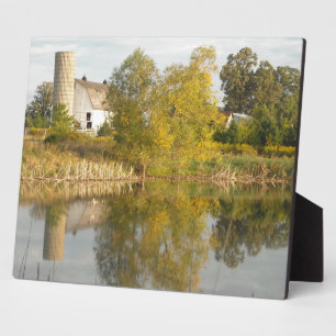 Plaque Photo Réflexion sur la ferme