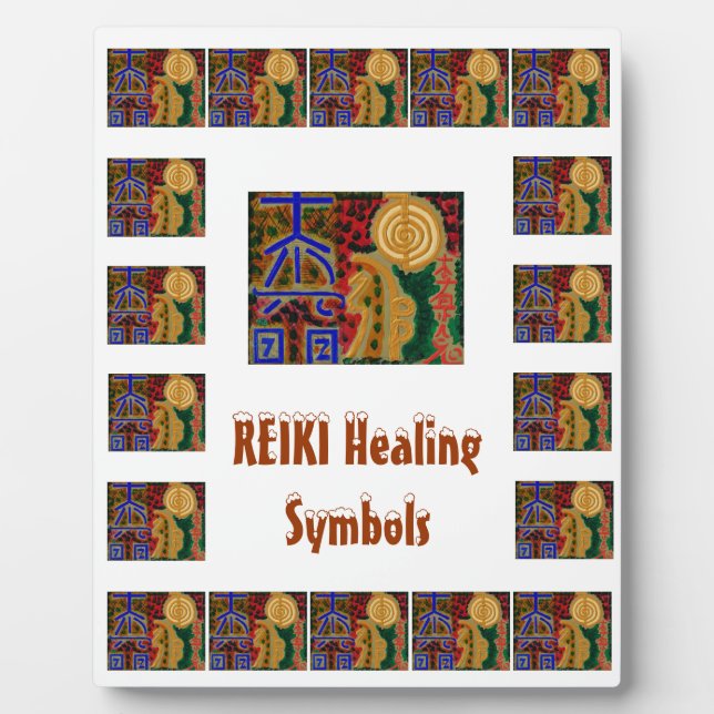 Plaque Photo REIKI 8x10 Avec Eau (Devant)