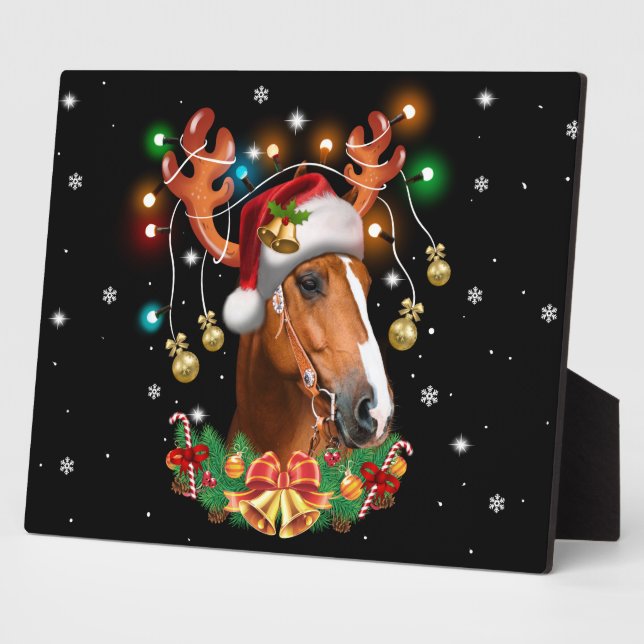 Plaque Photo Reindeer (Côté)