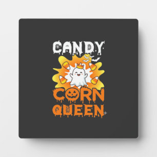 Plaque Photo Reine de Bonbons Corn Halloween Fantômes Chauves-S