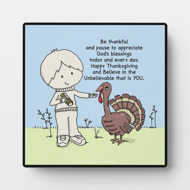 Plaque Photo Remerciements et appréciation (Devant)