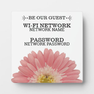 Plaque Photo Réseau Wifi Daisy