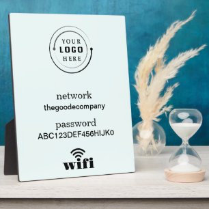 Plaque Photo Réseau Wifi et mot de passe Commerce de détail