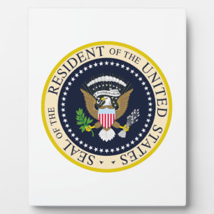 Plaque Photo Résident des États-Unis