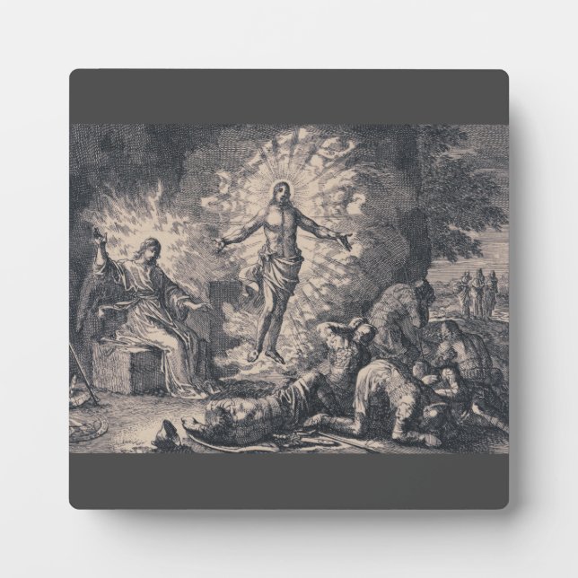 Plaque Photo Résurrection de Jésus-Christ par Jan Luyken (Devant)
