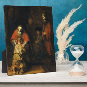 Plaque Photo Retour du Fils prodigue par Rembrandt