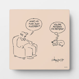 Plaque Photo Retraité