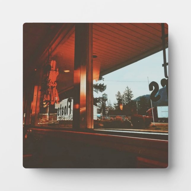 Plaque Photo Retro Diner dans le Pacifique Nord-Ouest (Devant)