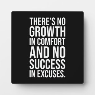 Plaque Photo Réussite et confort - Motivation du terrain