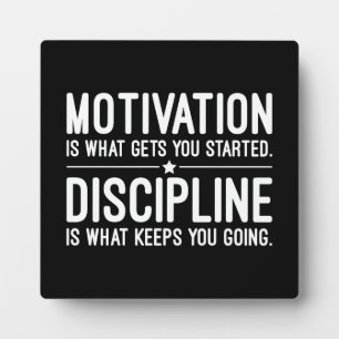 Plaque Photo Réussite, Hustle, Grind et Gym Motivationnel