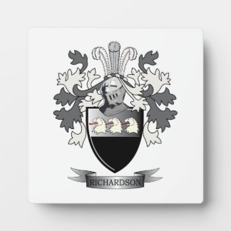 Plaque Photo Richardson Coat of Arms