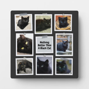 Plaque Photo Rien De Mieux Qu'Un Chat Noir