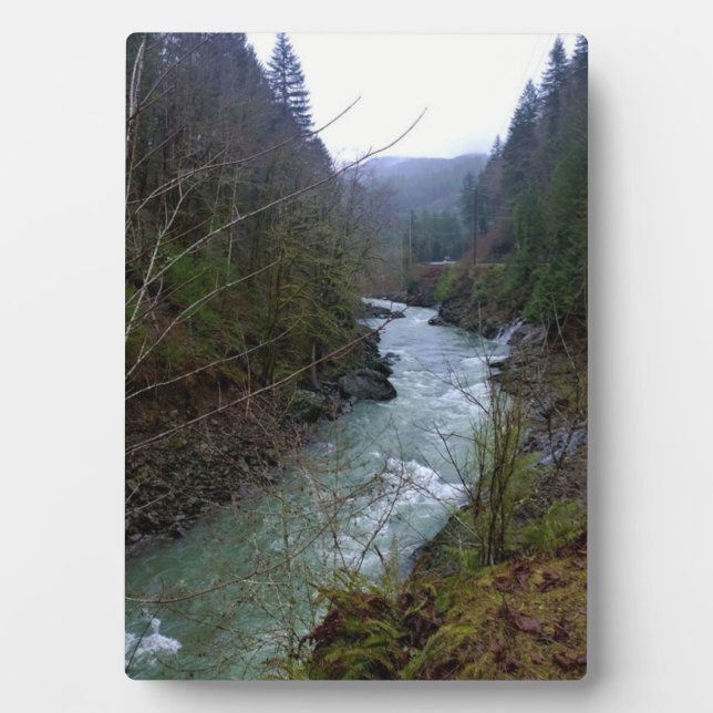 Plaque Photo Rivière Wilson, OU (Devant)