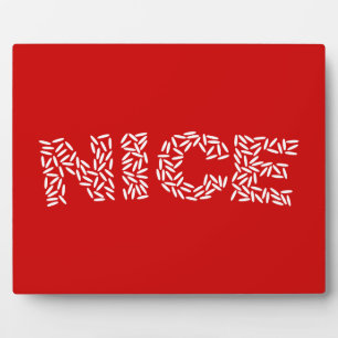 Plaque Photo Riz Nice