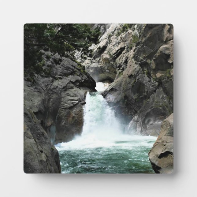 Plaque Photo Roaring River Falls, King's Canyon, CA (Devant)