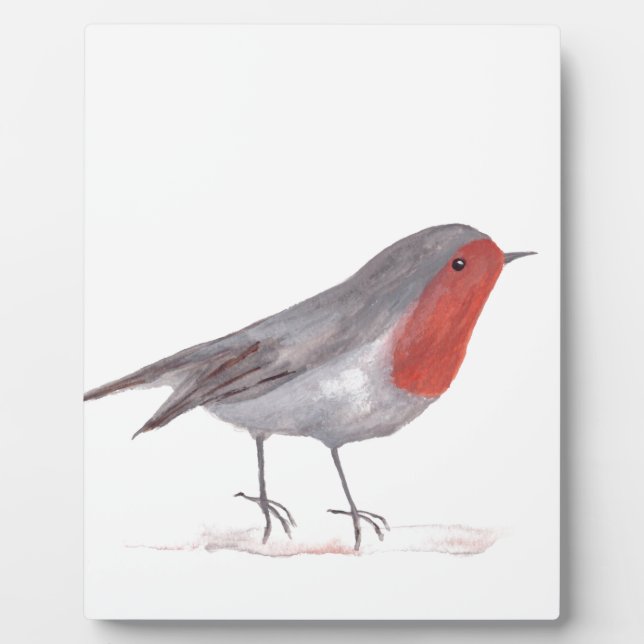 Plaque Photo Robin bird (Devant)