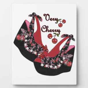 Plaque Photo Rockabilly Very Cherry Shoes