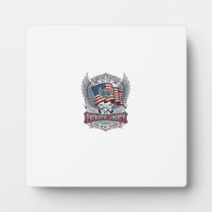 Plaque Photo Rocker du bandana patriotique Méta musique Old Glo