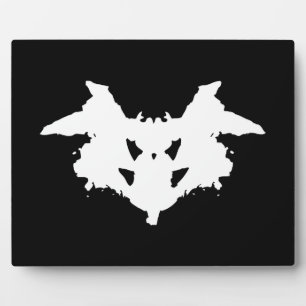Plaque Photo Rorschach Inkblot