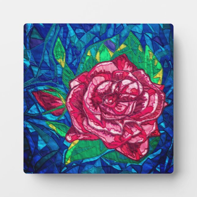 Plaque Photo Rose (Devant)