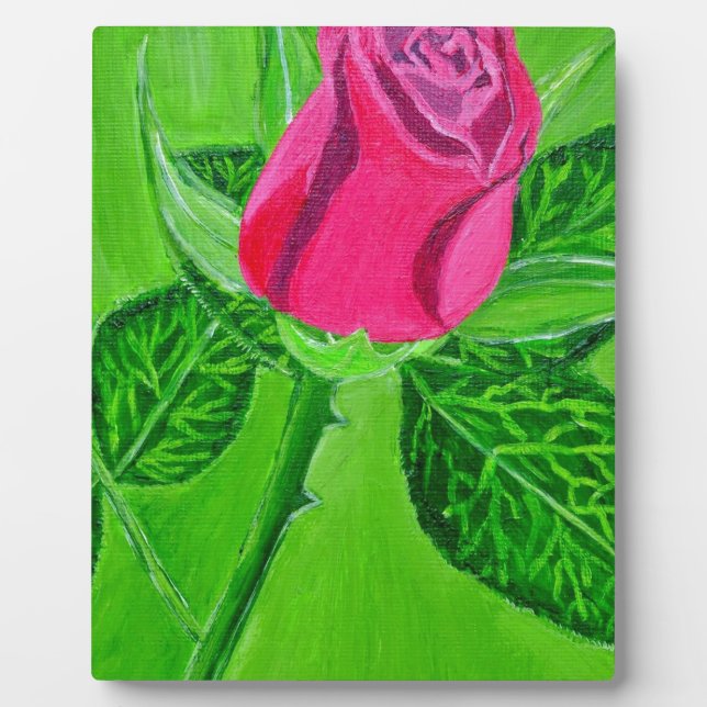 Plaque Photo Rose 1a (Devant)