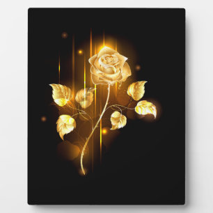 Plaque Photo Rose d'or ( rose d'or )