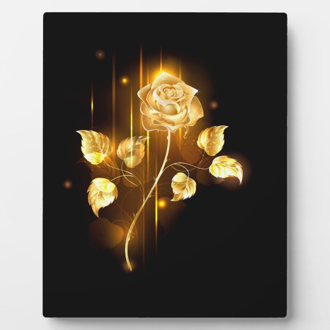 Plaque Photo Rose d'or ( rose d'or ) (Devant)