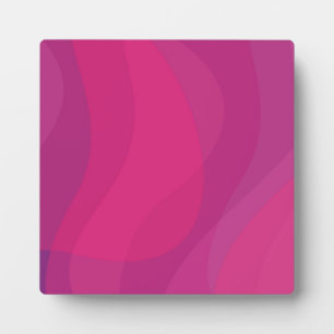 Plaque Photo rose, moderne, cool, tendance illustration ondulée