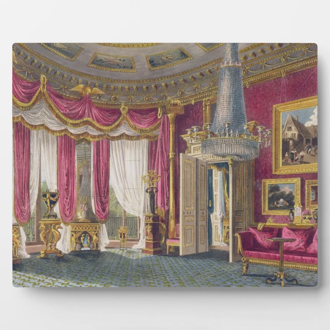 Plaque Photo Rose Satin Drawing Room (Devant)