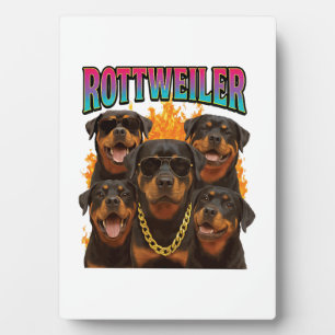 Plaque Photo Rottweiler