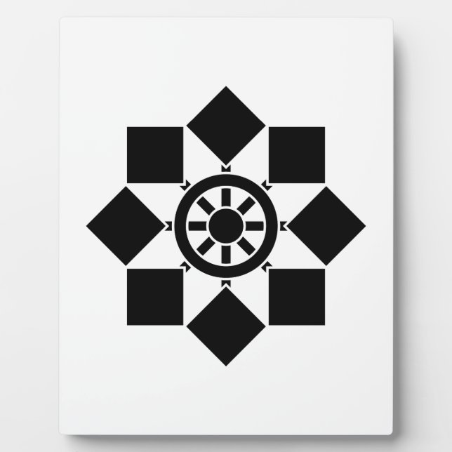 Plaque Photo roue japonaise (Devant)