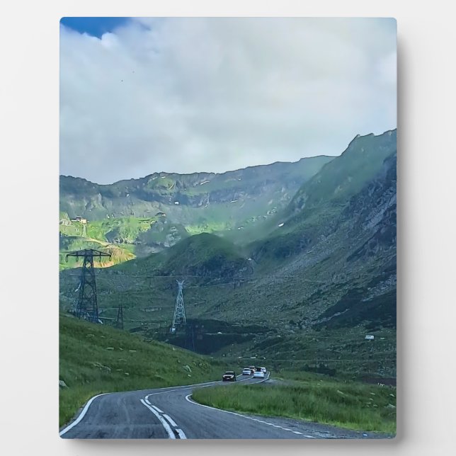 Plaque Photo Route Transfagarasan – Impression des Monts Carpat (Devant)