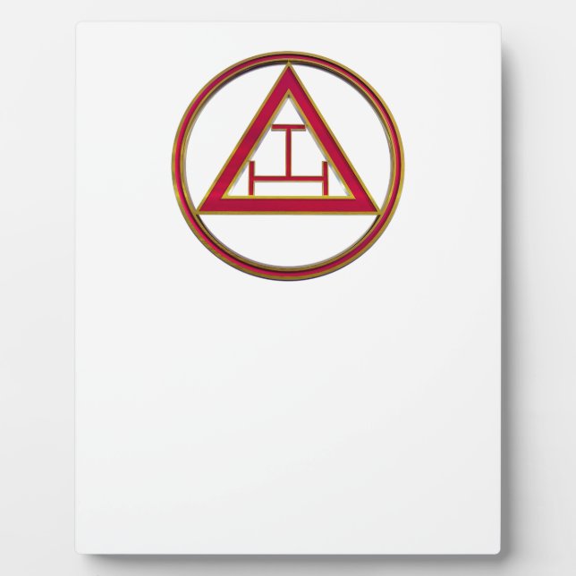 Plaque Photo Royal Arch Triple Tau (Devant)