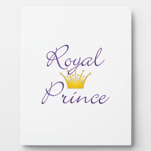 Plaque Photo Royal Prince (Devant)