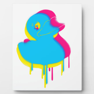 Plaque Photo Rubber Duck Graffiti Pop Art Rubber Ducky
