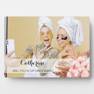 Plaque Photo Russe Boho Pampas Grass Serez-Vous Ma Femme D'Accu