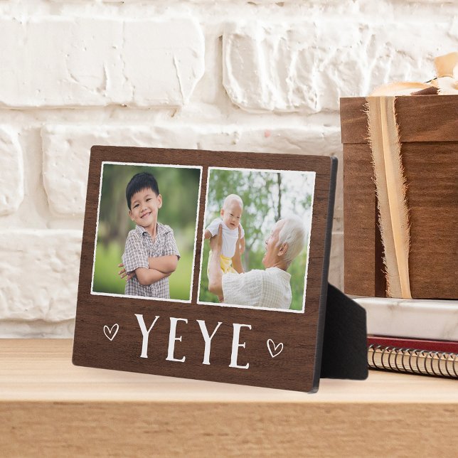 Plaque Photo Russe Deux Photo Yeye Grand-pa (Créateur téléchargé)