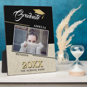 Plaque Photo Rustic Modern 2022 Graduate Photo Graduation