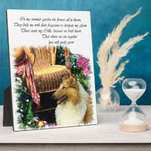 Plaque Photo Sable Rough Collie Là Où L'Amour Grandit